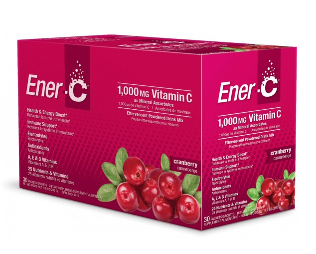 Ener C Cranberry 1000mg Vitamin C 30 Sachets